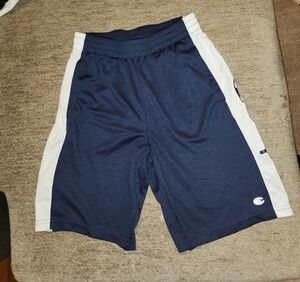 Champion Boys Athletic Shorts in Navy and White